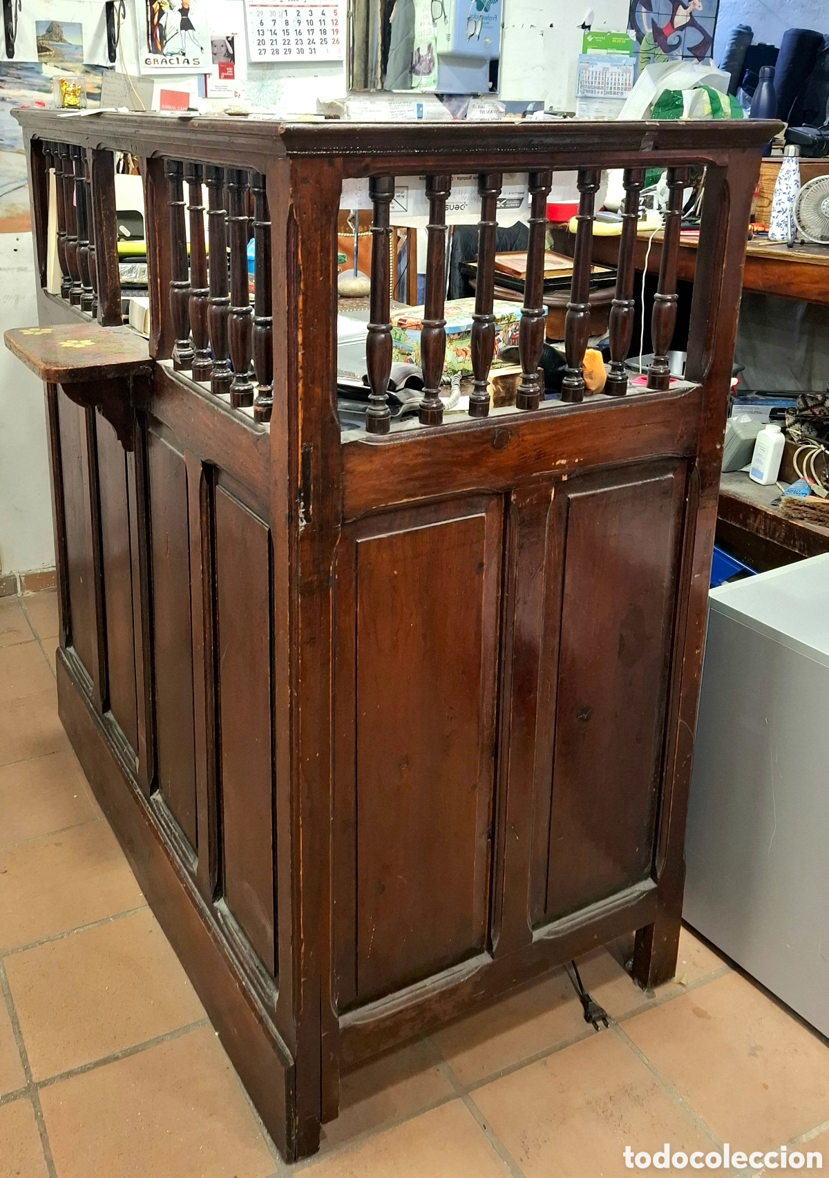 Antig&uuml;edades: Escritorio a&ntilde;o 1800- 1900 - Foto 4