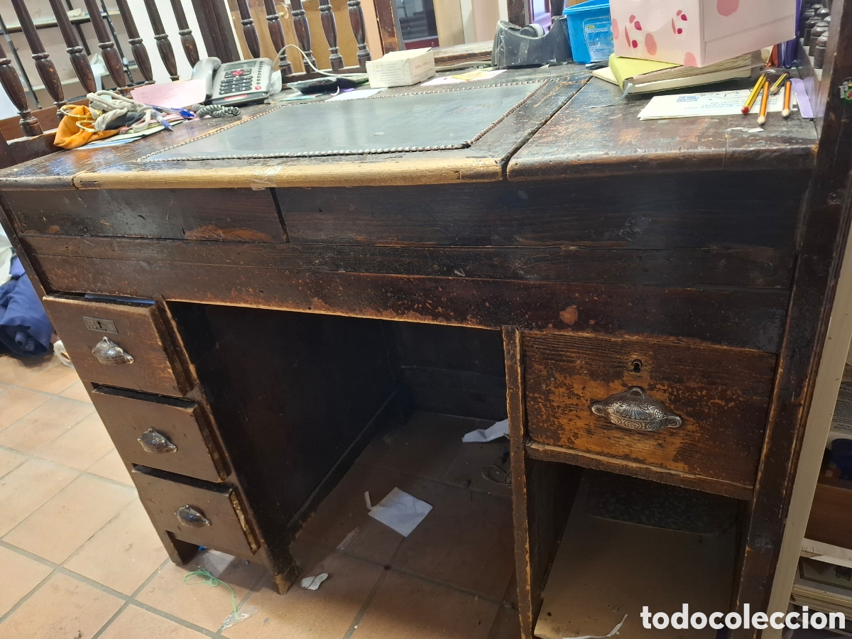Antig&uuml;edades: Escritorio a&ntilde;o 1800- 1900 - Foto 5