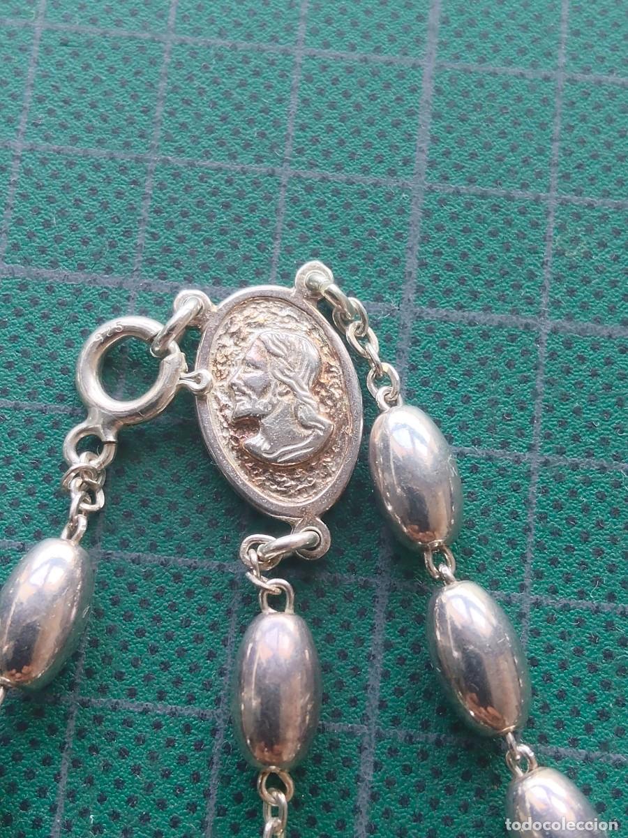 Antig&uuml;edades: ROSARIO ANTIGUO PLATA 21 - Foto 3
