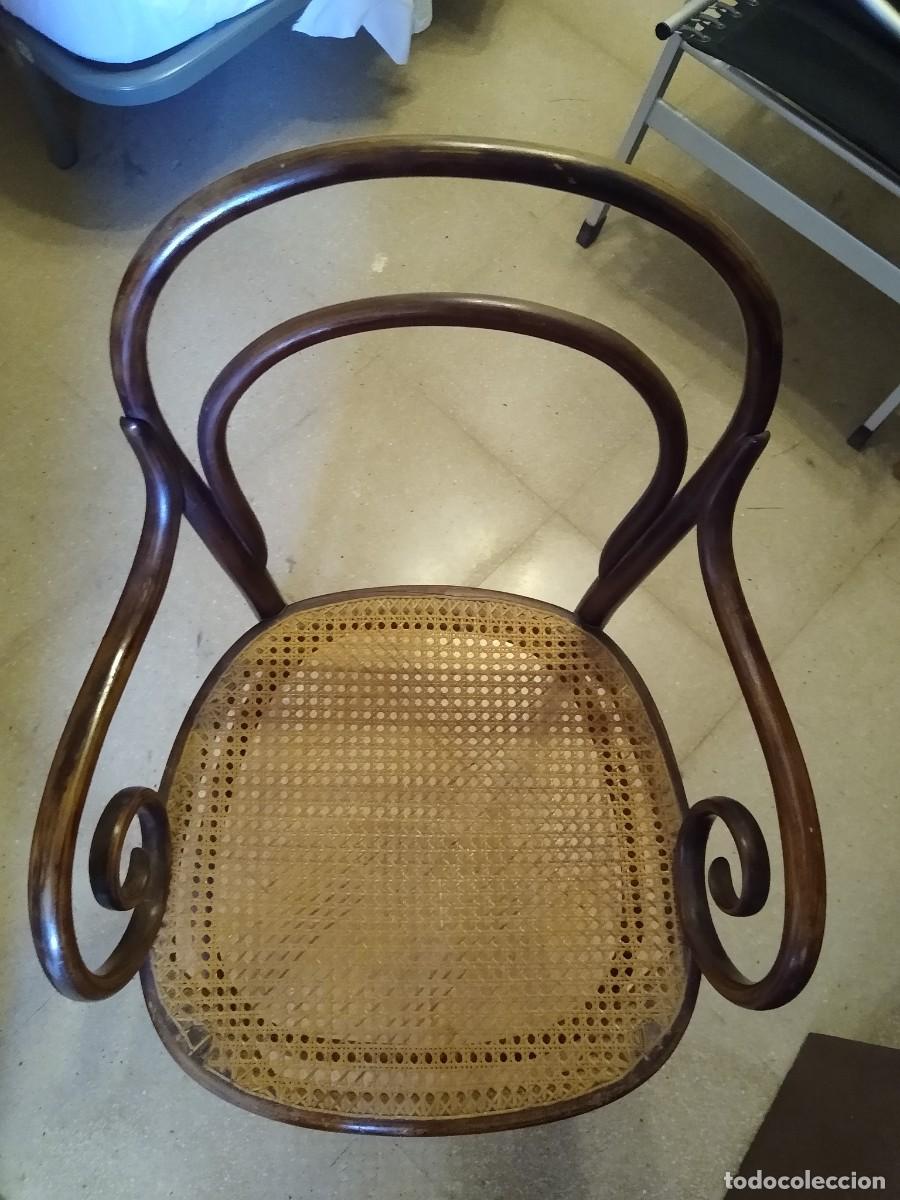 Antig&uuml;edades: butaca THONET haya curvada - Foto 3