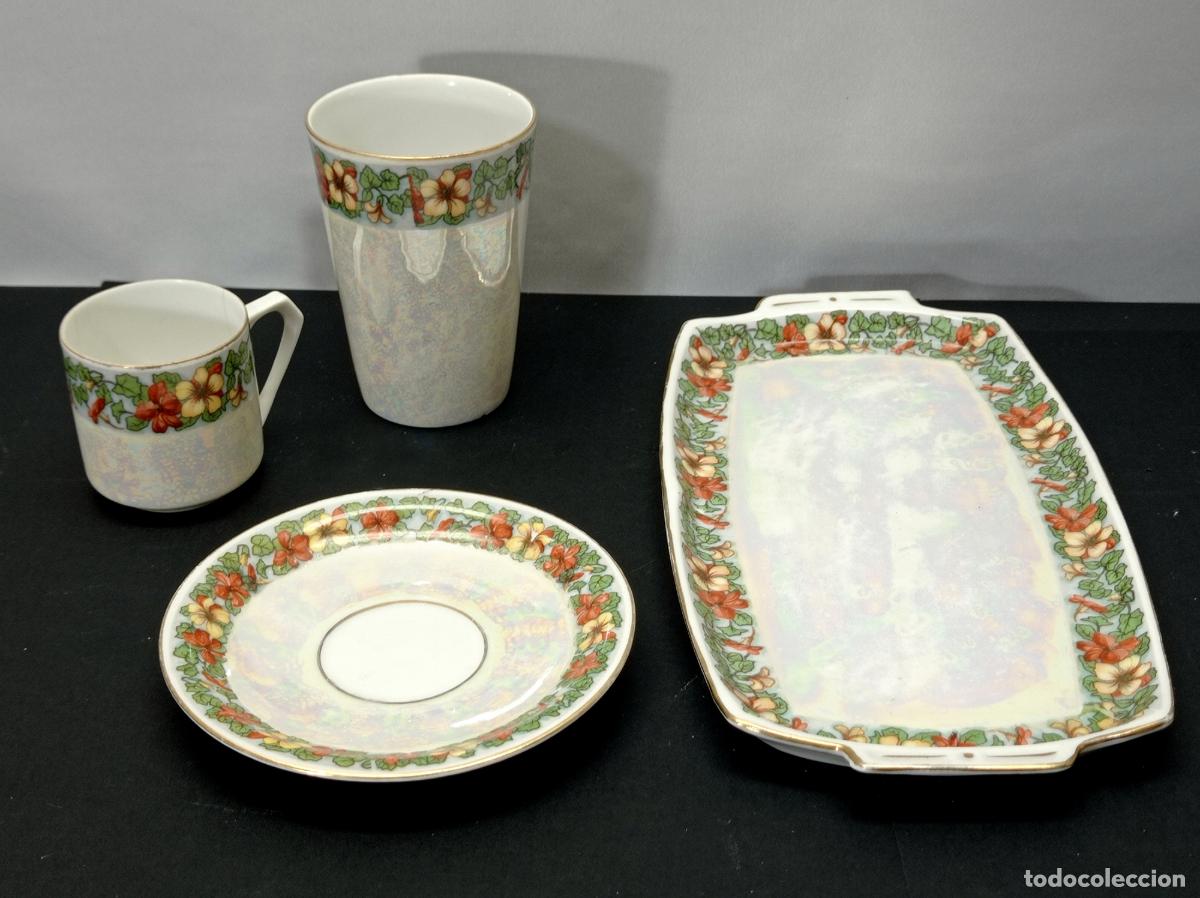 Antig&uuml;edades: Antigua porcelana iridiscente de Baviera &middot; Walk&uuml;re &middot; c.1930 &middot; Deco &middot; Siegmund Paul Meyer
