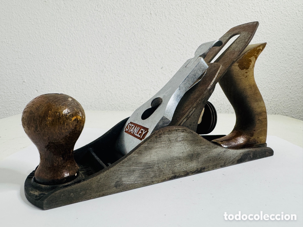 Antig&uuml;edades: cepillo de carpintero manual Stanley Bailey N&ordm; 3 England - Foto 2