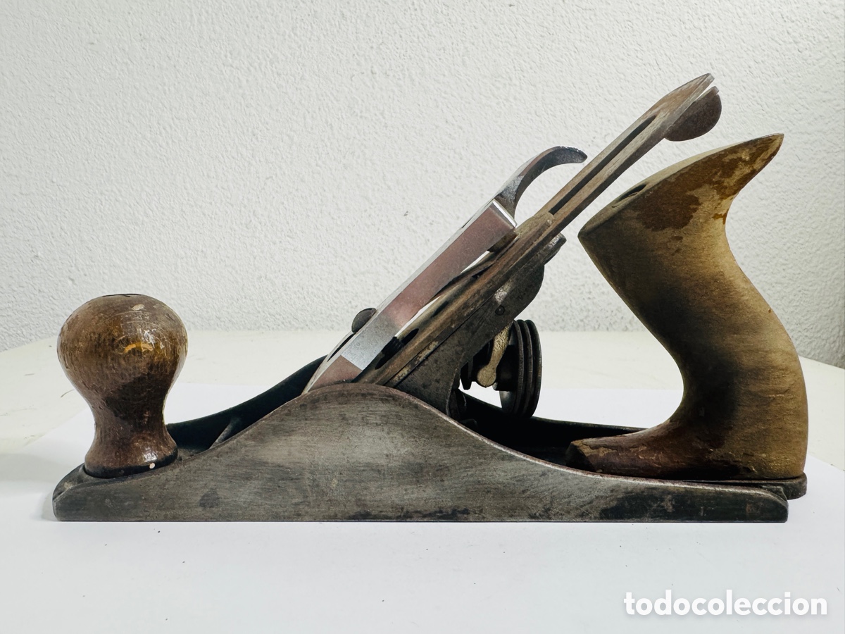 Antig&uuml;edades: cepillo de carpintero manual Stanley Bailey N&ordm; 3 England - Foto 3