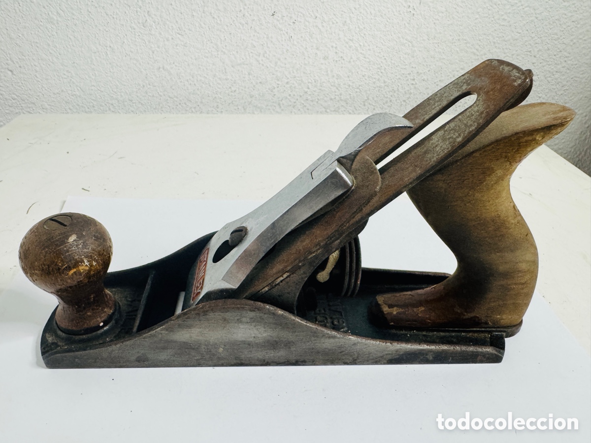 Antig&uuml;edades: cepillo de carpintero manual Stanley Bailey N&ordm; 3 England - Foto 4