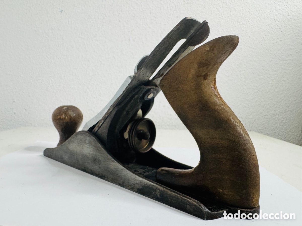 Antig&uuml;edades: cepillo de carpintero manual Stanley Bailey N&ordm; 3 England - Foto 5