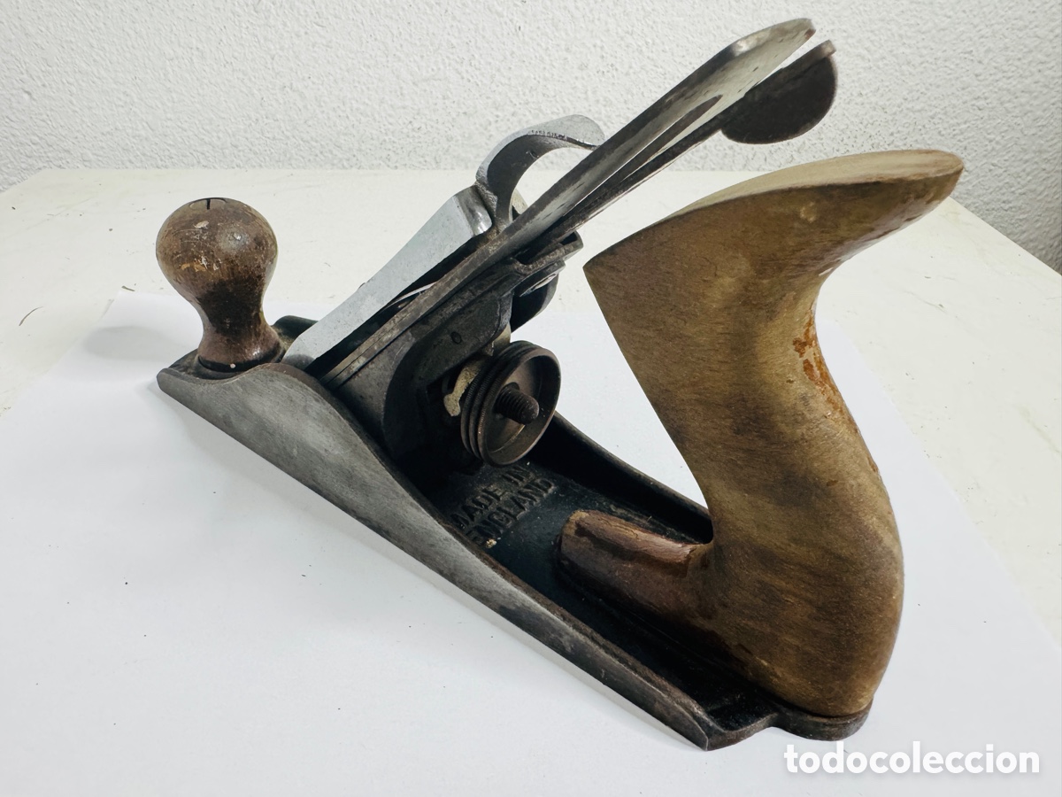 Antig&uuml;edades: cepillo de carpintero manual Stanley Bailey N&ordm; 3 England - Foto 6