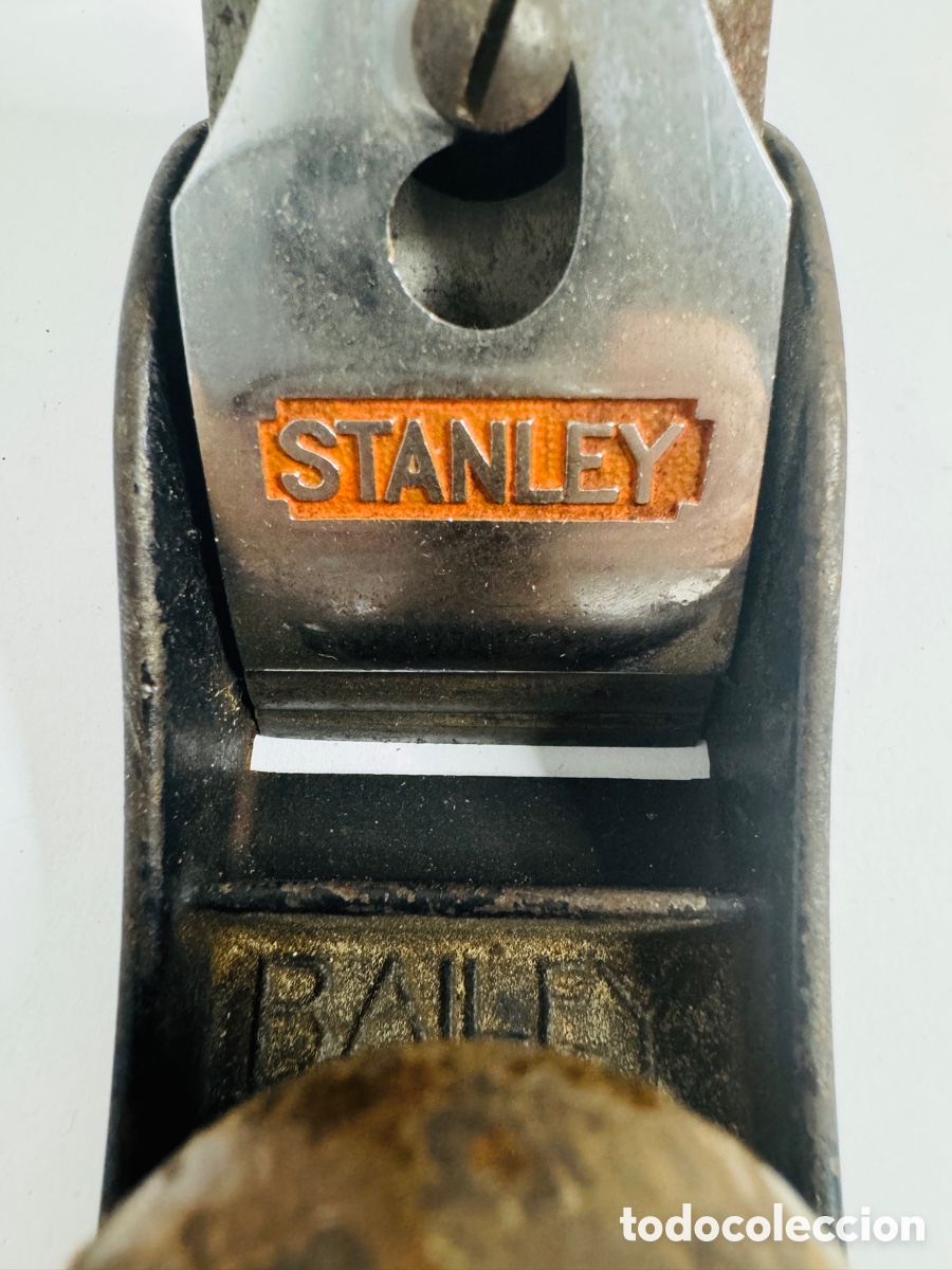 Antig&uuml;edades: cepillo de carpintero manual Stanley Bailey N&ordm; 3 England - Foto 11