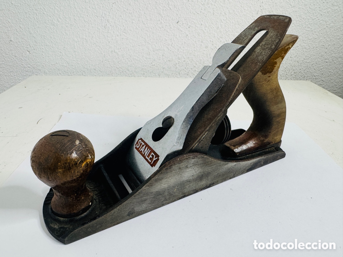 Antig&uuml;edades: cepillo de carpintero manual Stanley Bailey N&ordm; 3 England - Foto 13