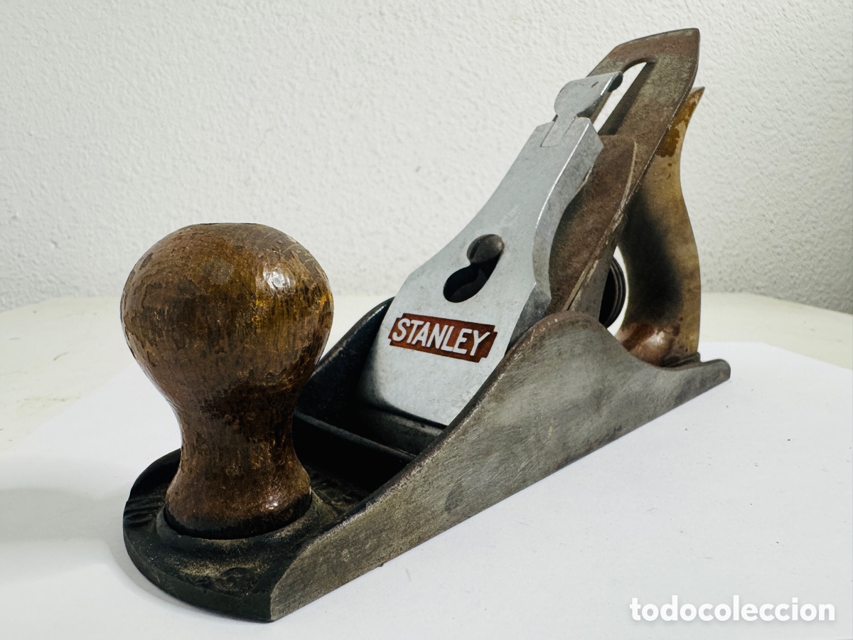 Antig&uuml;edades: cepillo de carpintero manual Stanley Bailey N&ordm; 3 England