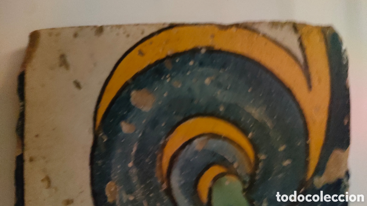 Antig&uuml;edades: AZULEJO CATALAN SIGLO XVII - Foto 4