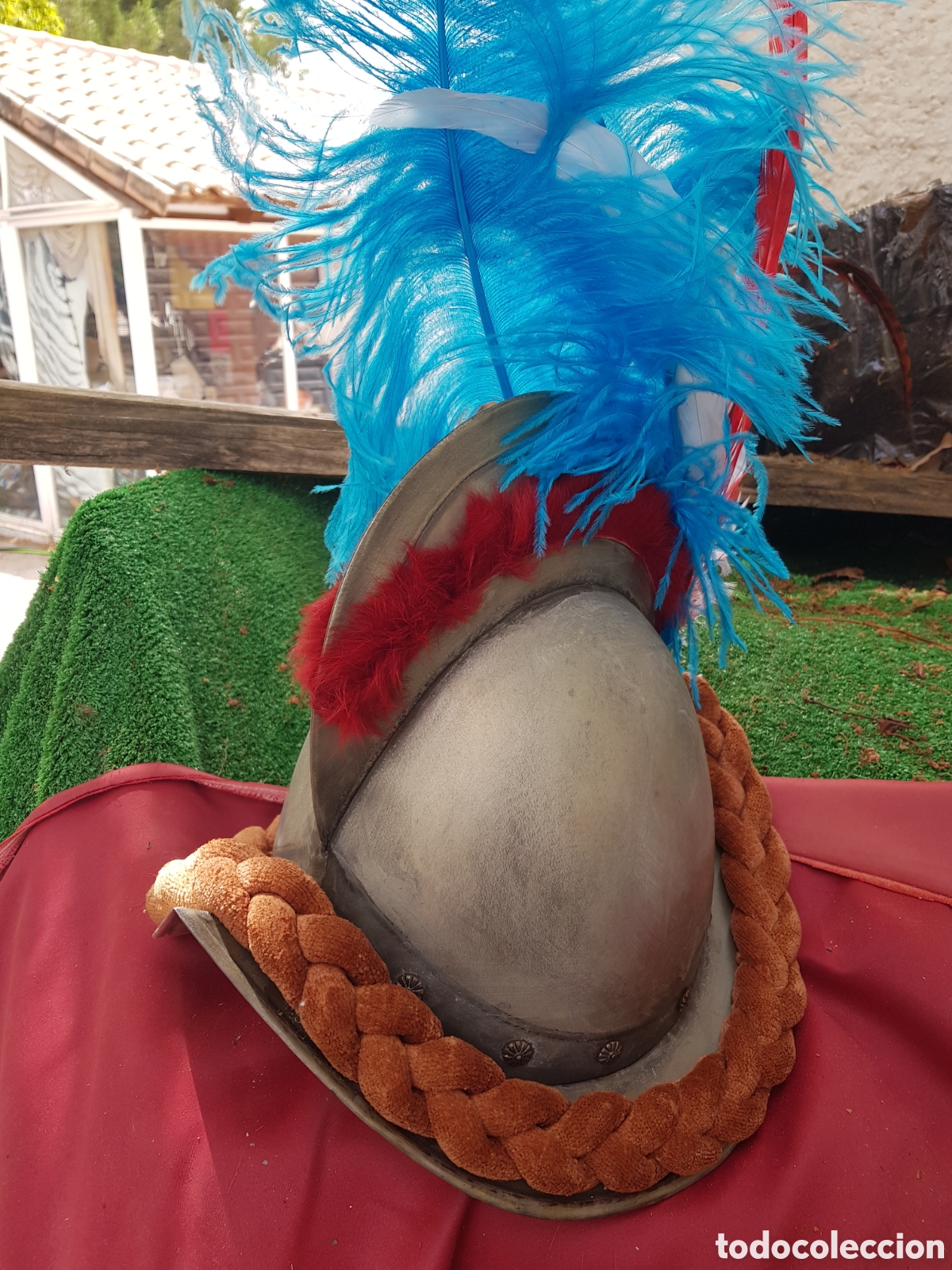 Antig&uuml;edades: ESPECTACULAR CASCO MORRION TERCIOS DE FLANDES REPLICA