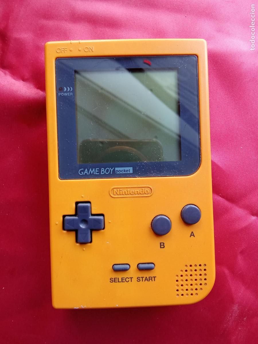 Antig&uuml;edades: Consola juego Game Boy Pocket amarillo V.1