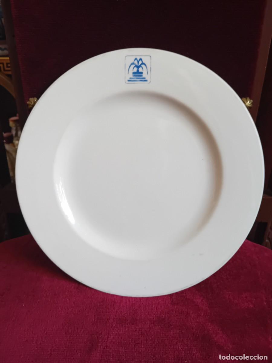 Antig&uuml;edades: Plato de porcelana Churchill, hotel ware, made in England 98