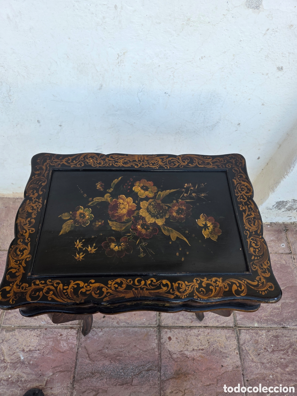 Antig&uuml;edades: Costurero napoleon III franc&eacute;s - Foto 2