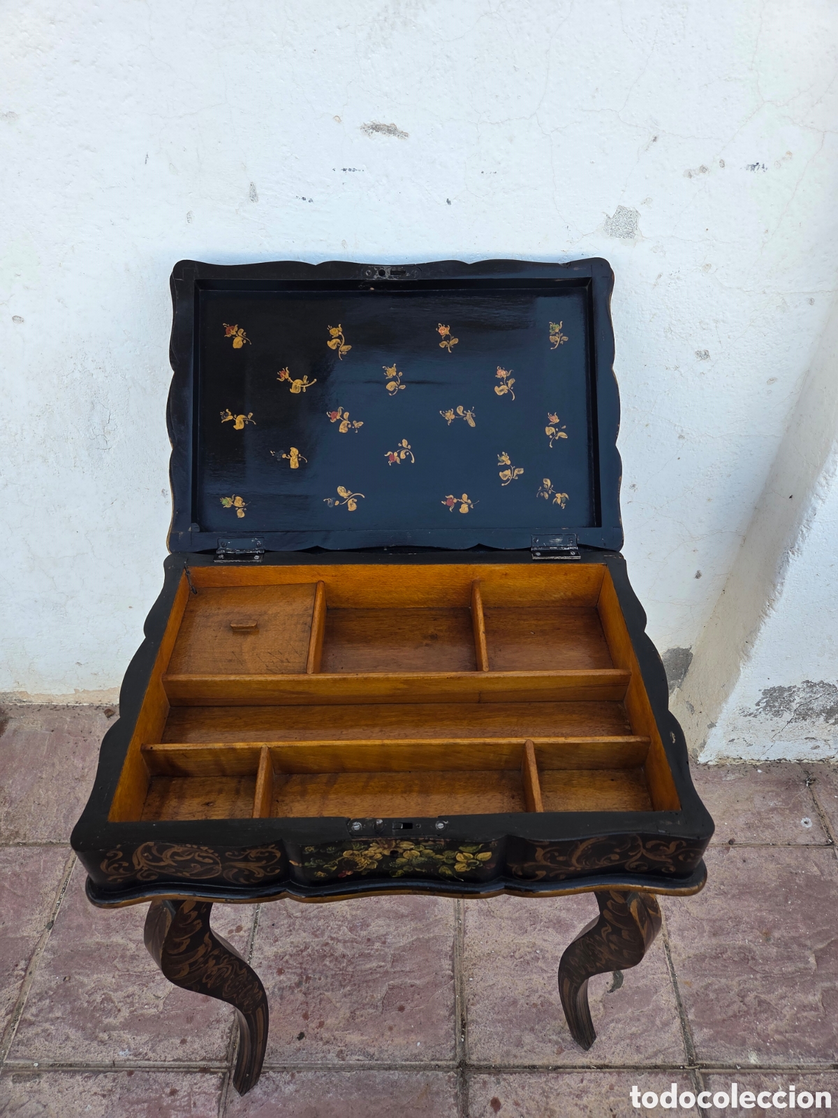 Antig&uuml;edades: Costurero napoleon III franc&eacute;s - Foto 3