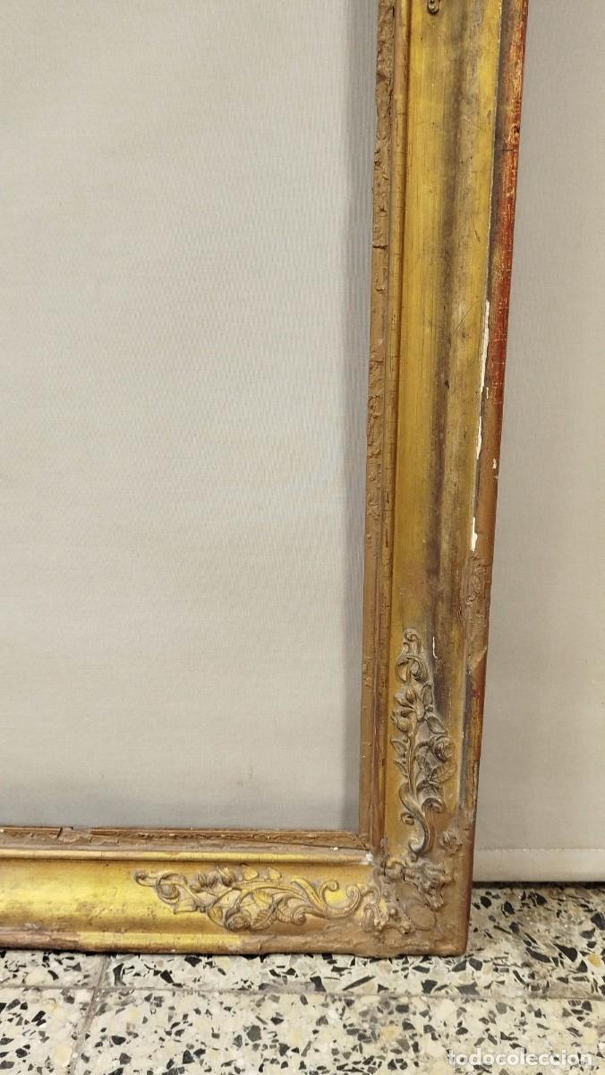 Antig&uuml;edades: MARCO GRANDE ANTIGUO CON PAN DE ORO - Foto 10