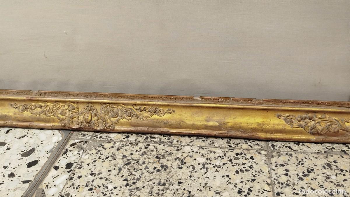 Antig&uuml;edades: MARCO GRANDE ANTIGUO CON PAN DE ORO - Foto 11