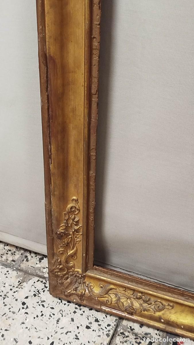 Antig&uuml;edades: MARCO GRANDE ANTIGUO CON PAN DE ORO - Foto 12