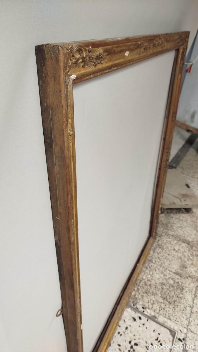 Antig&uuml;edades: MARCO GRANDE ANTIGUO CON PAN DE ORO - Foto 14