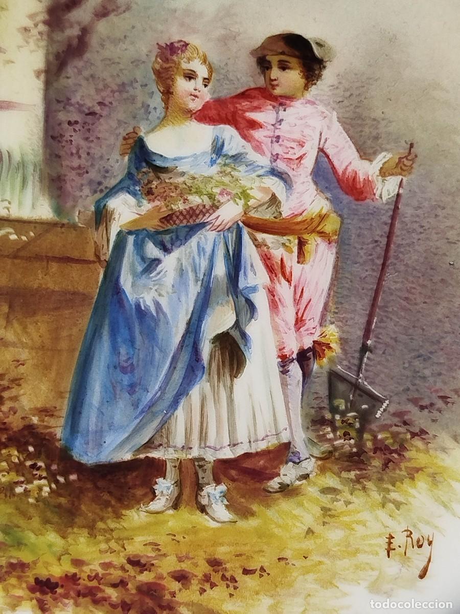 Antig&uuml;edades: LOTE DE PLATOS DE PORCELANA FRANCESA SELLO DE SEVRES