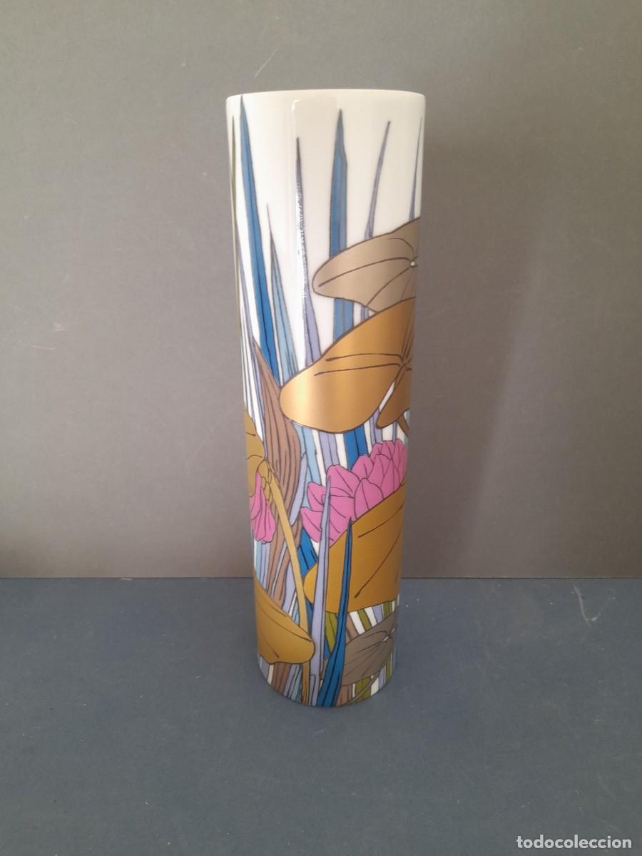 Antig&uuml;edades: florero 100 a&ntilde;os rosenthal, studio line, germany, fabricado en el a&ntilde;o del aniversario 1979/80