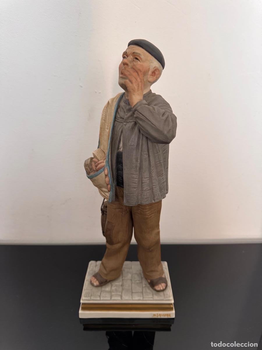 Antig&uuml;edades: PRECIOSA FIGURA DE ALGORA. VENDEDOR DE EMBUTIDOS