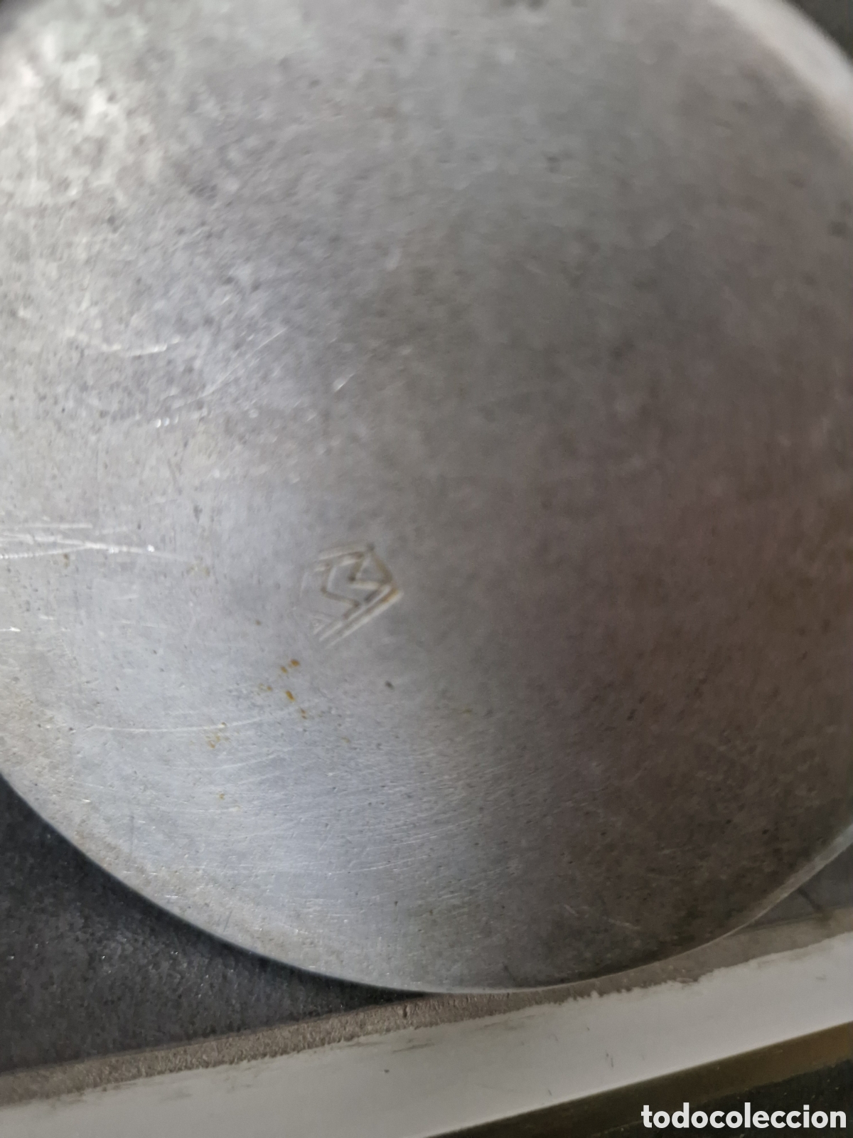 Antig&uuml;edades: Azucarero antiguo de aluminio - Foto 6