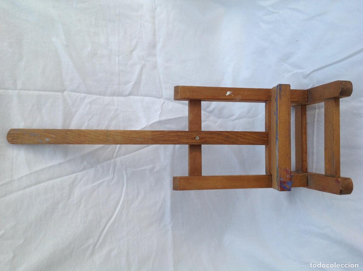 Antig&uuml;edades: Caballete de mesa en madera - Foto 2