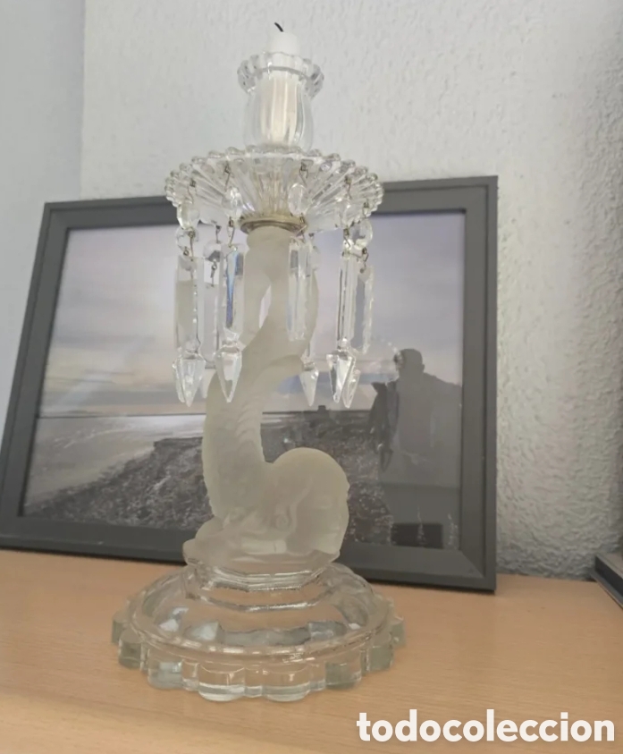 Antig&uuml;edades: Pareja de candelabros Baccarat - Foto 3