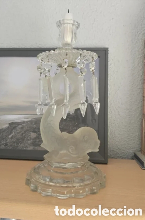 Antig&uuml;edades: Pareja de candelabros Baccarat - Foto 4