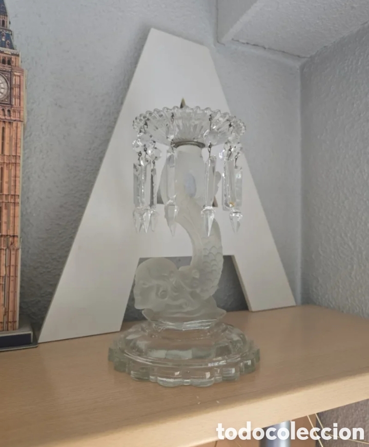 Antig&uuml;edades: Pareja de candelabros Baccarat - Foto 2