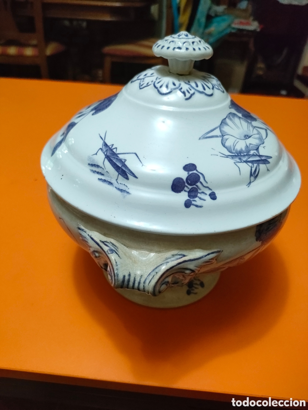 Antig&uuml;edades: Antigua sopera sueca marca bengali - Foto 2