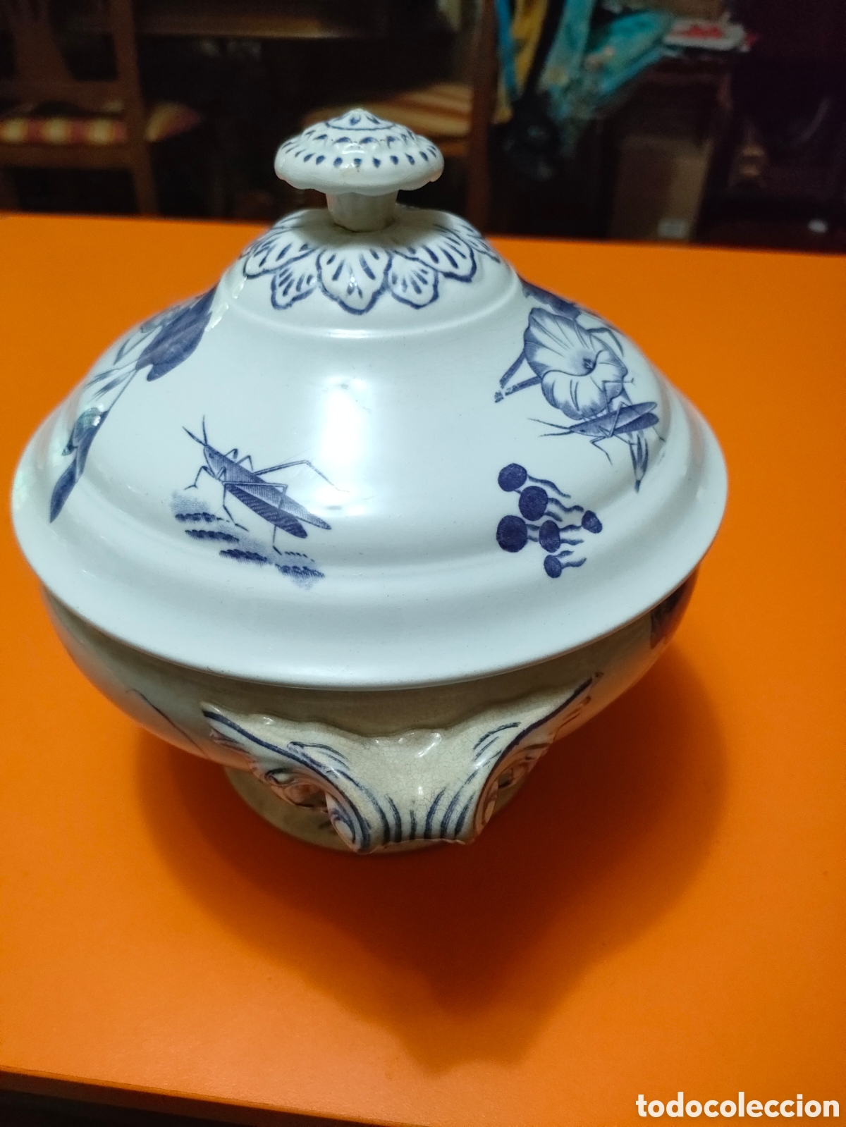 Antig&uuml;edades: Antigua sopera sueca marca bengali - Foto 4