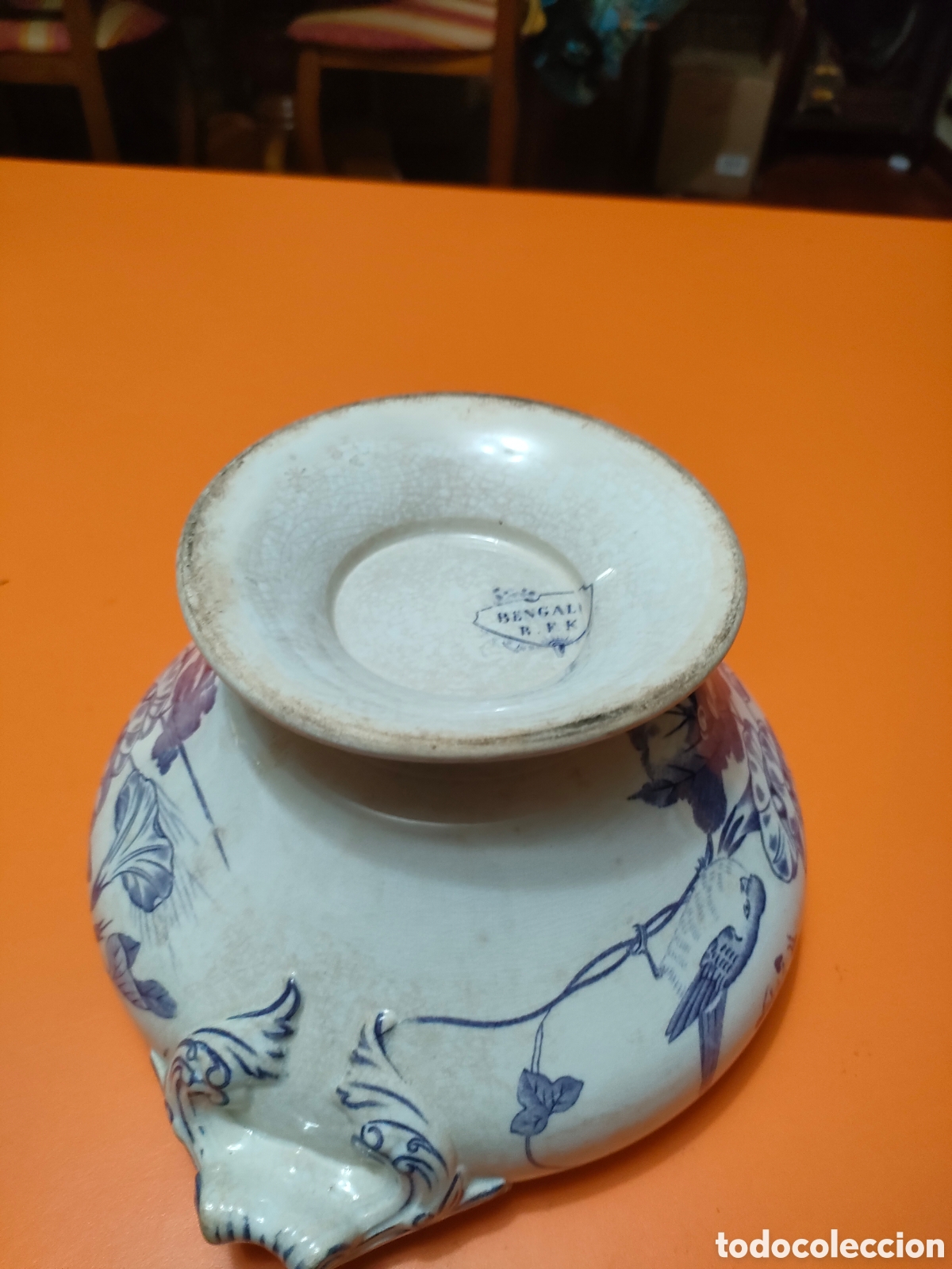 Antig&uuml;edades: Antigua sopera sueca marca bengali - Foto 6