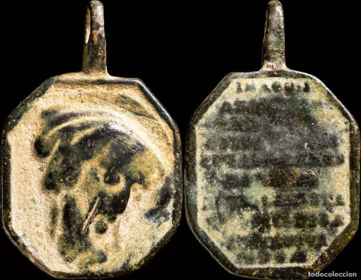 Antiguidades: Medal XVI-XVII centuries, San Anastasio - 29x19 mm.