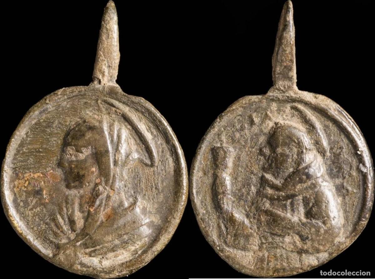 Antiquit&eacute;s: Medal XVI-XVIII centuries, Mater Salvatori - 22x14 mm