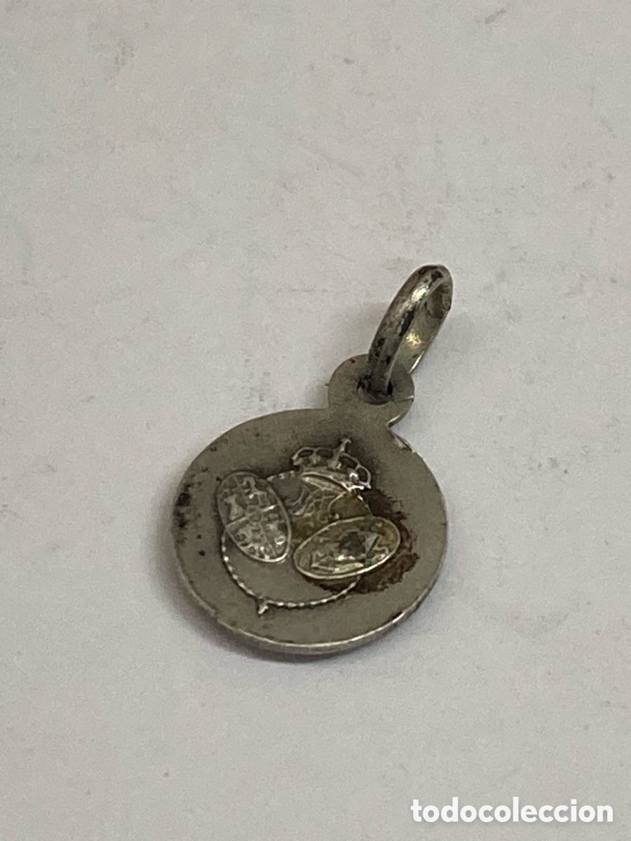 Antig&uuml;edades: Medalla de plata religiosa C632 - Foto 2