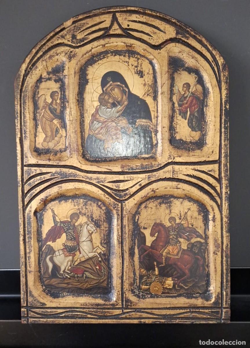 Antig&uuml;edades: Gran ICONO BIZANTINO Certificado - Foto 1