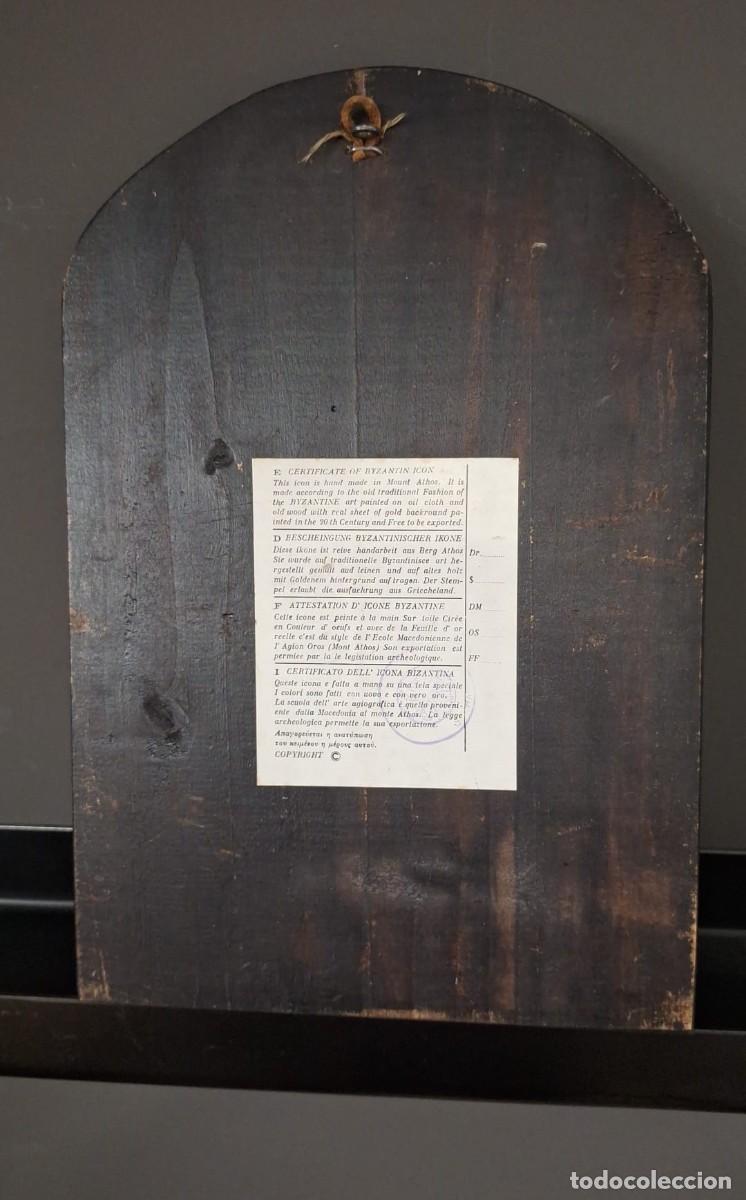 Antig&uuml;edades: Gran ICONO BIZANTINO Certificado - Foto 4