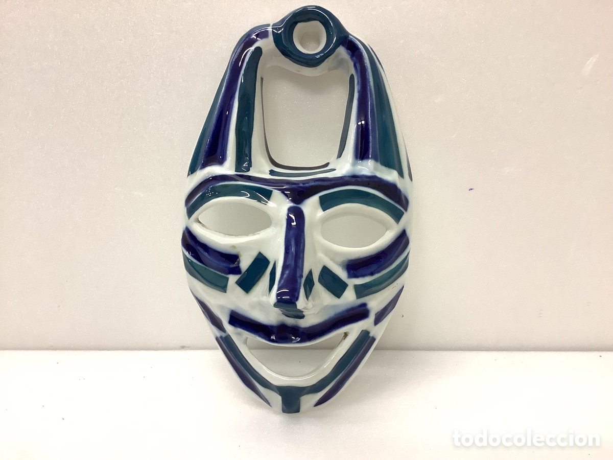 Antig&uuml;edades: MASCARA PORCELANA SAGARDELOS