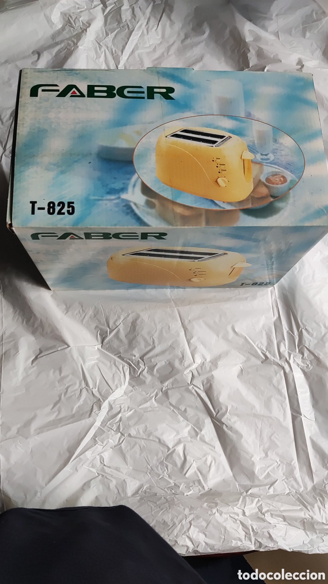 Antig&uuml;edades: Tostadora Faber T-825 a&ntilde;os 90 nueva con su caja original.