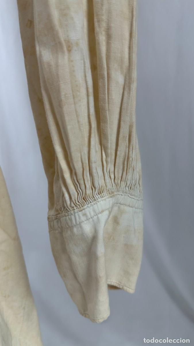 Antig&uuml;edades: Antigua camisa de holandilla - Foto 3