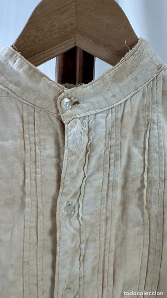Antig&uuml;edades: Antigua camisa de holandilla - Foto 5