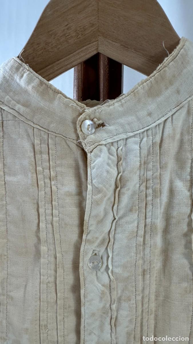 Antig&uuml;edades: Antigua camisa de holandilla - Foto 6