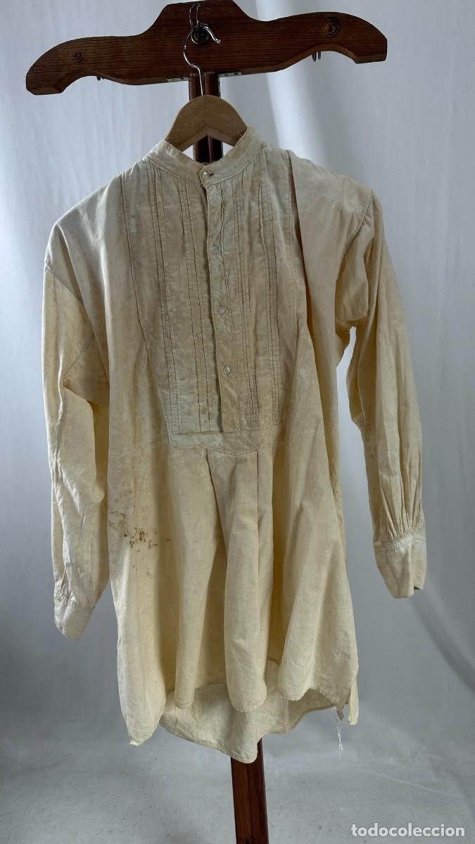 Antig&uuml;edades: Antigua camisa de holandilla - Foto 7