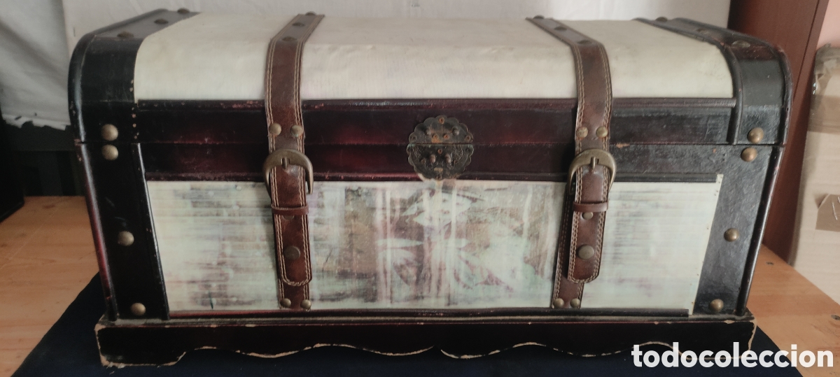Antig&uuml;edades: Ba&uacute;l vintage de mafera