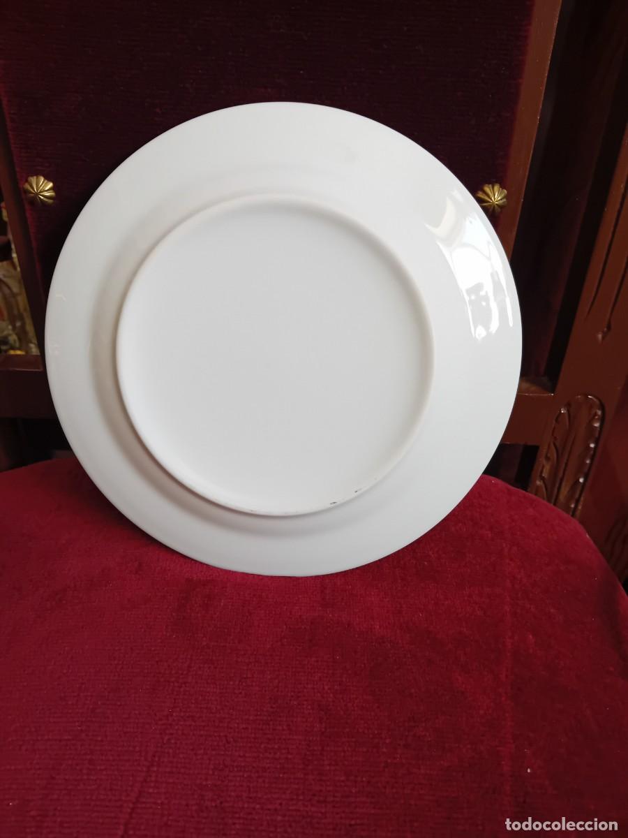 Antig&uuml;edades: Plato para la postre de porcelana decada de los 70 - Foto 2