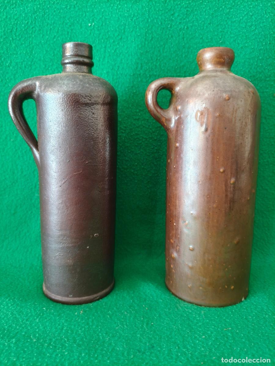 Antig&uuml;edades: PAREJA CANECOS. CERAMICA GRES. STONEWARE
