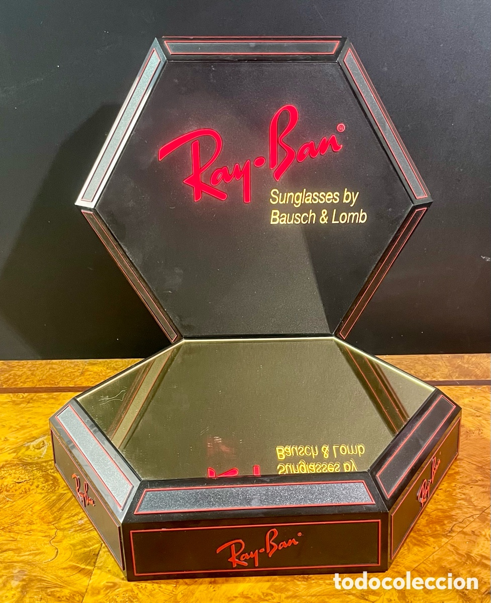 Antig&uuml;edades: Expositor Luminoso Ray Ban - Foto 2