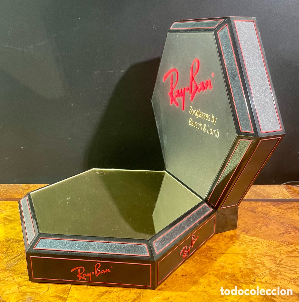 Antig&uuml;edades: Expositor Luminoso Ray Ban - Foto 3